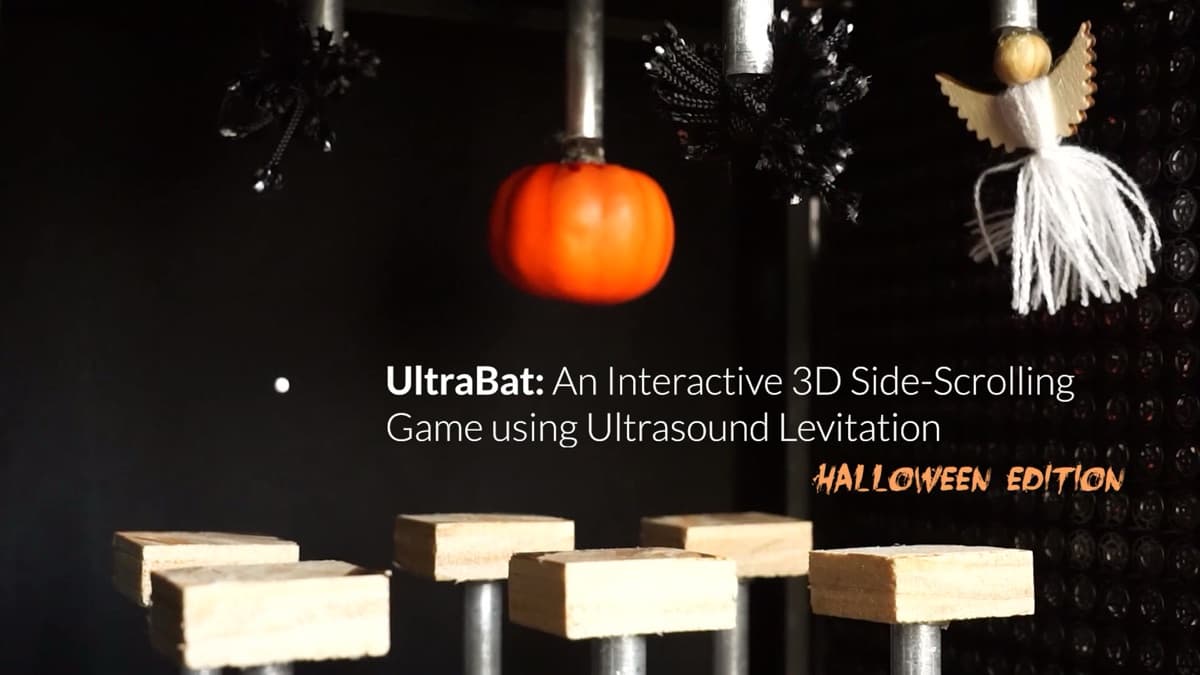 UltraBat: An Interactive 3D Side-Scrolling Game Using Ultrasound Levitation